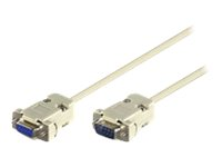 MicroConnect - seriell förlängningskabel - DB-9 till DB-9 - 15 m SCSEHN15