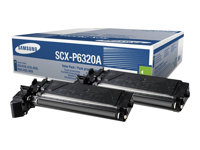 Samsung SCX-P6320A - 2-pack - svart - original - tonerkassett (SV496A) SV496A