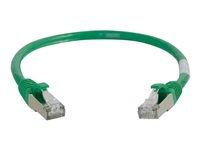 C2G Cat5e Booted Shielded (STP) Network Patch Cable - patch-kabel - 5 m - grön 83834