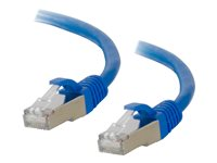 C2G Cat6a Booted Shielded (STP) Network Patch Cable - patch-kabel - 5 m - blå 89912