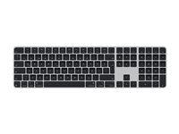 Apple Magic Keyboard with Touch ID and Numeric Keypad - tangentbord - USB-C - QWERTY - turkiska - svarta tangenter Inmatningsenhet MXK83TX/A