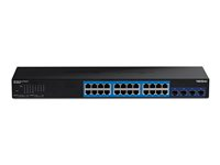 TRENDnet TEG 30284 - switch - 28 portar - smart - rackmonterbar - TAA-kompatibel TEG-30284