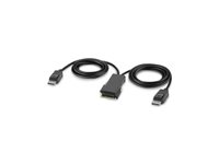 Belkin Secure Modular DP Dual Head Console Cable - videokabel - DisplayPort - TAA-kompatibel - 1.83 m F1DN2MOD-CC-P06