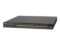 PLANET XGS3-24242 - switch - 24 portar - Administrerad - rackmonterbar XGS3-24242