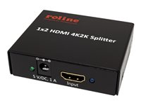 ROLINE - video/audiosplitter - 2 portar 14.01.3555