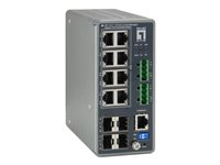 LevelOne IGP-1271 - switch - 12 portar - Administrerad IGP-1271