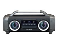 Lenco SPR-100 - boombox-högtalare - för bärbar användning - trådlös SPR-100