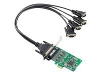 Moxa CP-104EL-A - seriell adapter - PCIe - RS-232 x 4 CP-104EL-A-DB9M