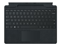 Microsoft Surface Pro Signature Keyboard - tangentbord - med pekplatta, accelerometer, Förvarings- och laddningsfack för Surface Slim Pen 2 - svart Inmatningsenhet 8XB-00005