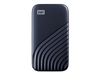 WD My Passport SSD WDBAGF5000ABL - SSD - 500 GB - USB 3.2 Gen 2 WDBAGF5000ABL-WESN