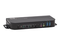 Eaton Tripp Lite series DisplayPort USB KVM Switch 2-Port 4K 60Hz HDR DP 1.4 USB Cables - omkopplare för tangentbord/video/mus/ljud/USB - 2 portar B005-DPUA2-K