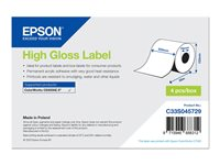 Epson - löpande etiketter - högblank - 4 rulle (rullar) - Rulle (20,3 cm x 58 m) C33S045729