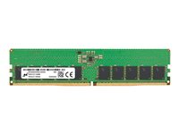 Micron - DDR5 - modul - 16 GB - DIMM 288-pin - 4800 MHz / PC5-38400 - ej buffrad MTC10C1084S1EC48BA1R