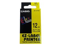 Casio XR-12YW1 - etiketttejp - 1 kassett(er) - Rulle (1,2 cm x 8 m) XR-12YW1