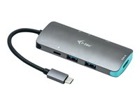 i-Tec USB-C Metal Nano Dock 4K HDMI + Power Delivery - dockningsstation - USB-C 3.1 - HDMI C31NANODOCKPD