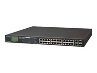 PLANET FGSW-2622VHP - switch - 24 portar - ohanterad - rackmonterbar FGSW-2622VHP