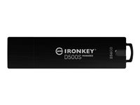 Kingston IronKey D500SM - USB flash-enhet - 256 GB - TAA-kompatibel IKD500SM/256GB