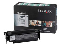 Lexmark - svart - original - tonerkassett - LRP 12A4710