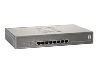 LevelOne FEP-0811W250 - switch - 8 portar - ohanterad - rackmonterbar FEP-0811W250