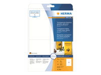 HERMA Special - transparent film labels - blank - 100 etikett (er) - 99.1 x 139 mm 8019