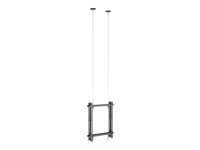 Multibrackets M Pro Series Wire 6000 monteringssats - dubbel sida - för 2 LCD-bildskärmar - back-to-back - svart 7350022739949