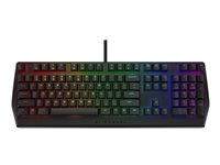 Alienware AW410K - tangentbord - QWERTY - USA, internationellt - Dark Side of the Moon Inmatningsenhet 545-BBDK