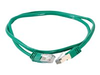 C2G Cat5e Booted Shielded (STP) Network Patch Cable - patch-kabel - 10 m - grön 83840