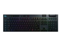 Logitech Gaming G915 - tangentbord - AZERTY - fransk - svart Inmatningsenhet 920-008904