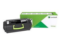 Lexmark 520XN - Extra lång livslängd - svart - original - tonerkassett för etikettapplikationer - Lexmark Corporate 52D0X0N