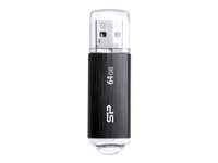 SILICON POWER Ultima U02 - USB flash-enhet - 64 GB SP064GBUF2U02V1K