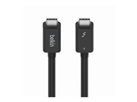 Belkin CONNECT - Thunderbolt-kabel - 24 pin USB-C till 24 pin USB-C - 1 m INZ003BT1MBK