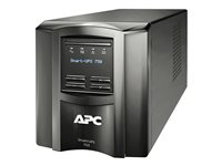 APC Smart-UPS - UPS - linjeinteraktiv, torn, IEC C13-uttag, SmartConnect-port, SmartSlot, AVR, LCD - 500 Watt - 750 VA SMT750ICR