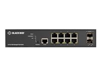 Black Box LPB3000 Series LPB3010A - switch - 10 portar - Administrerad LPB3010A