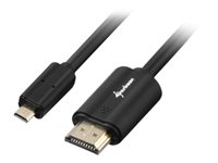 Sharkoon HDMI-kabel med Ethernet - 1 m 4044951017966