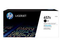 HP 657X - Lång livslängd - svart - original - LaserJet - tonerkassett (CF470X) CF470X