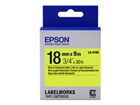 Epson LabelWorks LK-5YBF - etiketttejp - 1 kassett(er) - Rulle (1,8 cm x 9 m) C53S655004