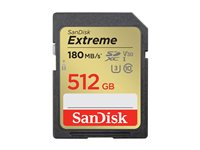 SanDisk Extreme - flash-minneskort - 512 GB - SDXC UHS-I SDSDXVV-512G-GNCIN