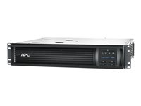 APC Smart-UPS - UPS - linje interaktiv, IEC C13 uttag, SmartConnect port, SmartSlot, AVR, LCD - 700 Watt - 1000 VA SMT1000RMI2UCR