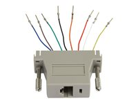 StarTech.com DB25 till RJ45 moduladapter - M/F - seriell adapter - DB-25 till RJ-45 GC258MF