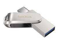 SanDisk Ultra Dual Drive Luxe - USB flash-enhet - 64 GB SDDDC4-064G-G46