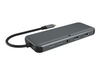 ICY BOX IB-DK4060-CPD - dockningsstation - USB-C 3.2 Gen 2 - 2 x HDMI, DP - 1GbE IB-DK4060-CPD