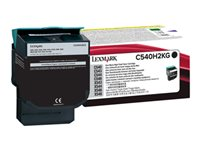 Lexmark - Lång livslängd - svart - original - tonerkassett - LCCP C540H2KG