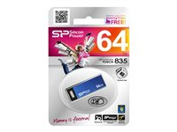 SILICON POWER Touch 835 - USB flash-enhet - 64 GB SP064GBUF2835V1B