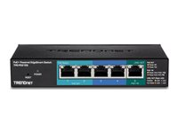 TRENDnet TPE P521ES - switch - 5 portar - smart - TAA-kompatibel TPE-P521ES