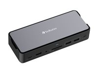 Verbatim Pro - dockningsstation - USB-C - 2 x HDMI, DP - 1GbE - SSD 256 GB 32174