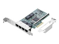 Broadcom BCM5719-4P - nätverksadapter - PCIe 2.1 x4 - Gigabit Ethernet x 4 4XC1K80847