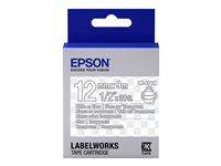 Epson LabelWorks LK-4TWN - etiketttejp - 1 kassett(er) - Rulle (1,2 cm x 2,9 m) C53S654013