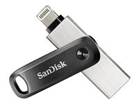 SanDisk iXpand Go - USB flash-enhet - 256 GB SDIX60N-256G-GN6NE