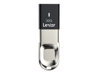 Lexar JumpDrive Fingerprint F35 - USB flash-enhet - 32 GB LJDF35-32GBBK