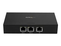 StarTech.com 2 Port Gigabit PoE+ Extender 802.3at & 802.3af - 100m (330ft) - Power over Ethernet Extender - PoE Repeater Network Extender (POEEXT2GAT) - nätverksförlängare - 10Mb LAN, 100Mb LAN, 1GbE POEEXT2GAT